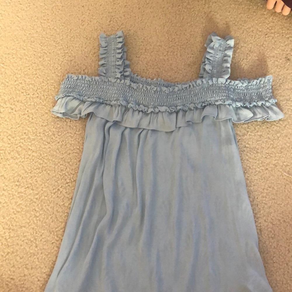 Anthropology blue shirt